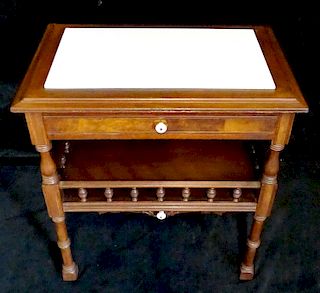 VICTORIAN WORK TABLE 