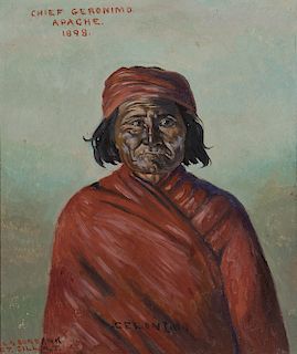 E. A. Burbank, Chief Geronimo, Apache, 1898