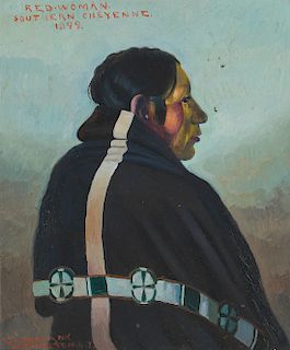 E. A. Burbank, Red Woman, Southern Cheyenne, 1899