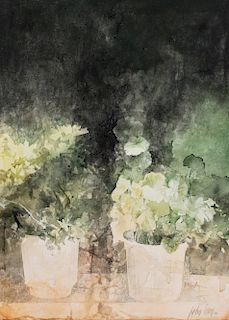 Pedro Cano (Blanca 1944)  - Paper gardens n°19, 2005