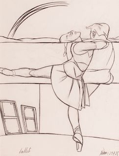 Valerio Adami (Bologna 1935)  - Ballet, 1985