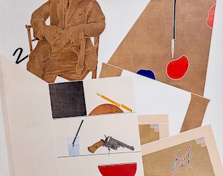 Emilio Tadini (Milano 1927-2002)  - Il desiderio del pittore, 1976