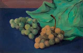 Domenico Purificato (Fondi 1915-Roma 1984)  - Still life with grapes