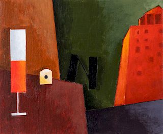 Emilio Tadini (Milano 1927-2002)  - Still life