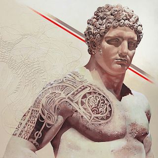 Laura Migotto (Roma 1956)  - Hercules tattoo, 2019