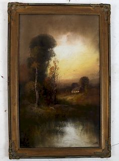 William Howard CHRISTY: Landscape - Pastel