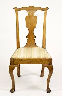Early American Queen Anne Side Chair