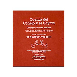 LOTE DE LIBRO: CUENTO DEL CONEJO Y EL COYOTE. Toledo, Francisco (Ilustraciones). México: Fondo de Cultura Económica, 2008