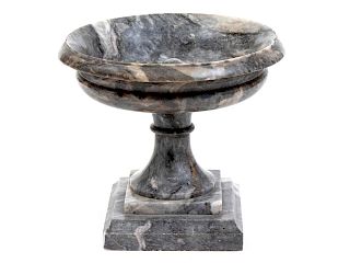 A French Mottled Marble Tazza
Height 10 x diameter 11 1/2 inches.