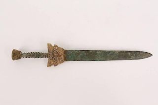 Chinese Archaic Style Bronze Short Sword