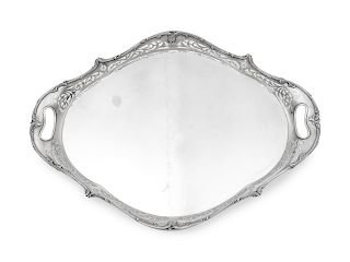 An American Silver Serving Tray
Length 28 inches.
