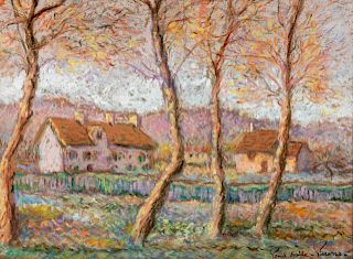 Paul Emile Pissarro 
(French, 1884-1972)
Village, eu Automne