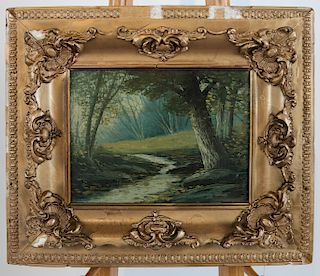 Landscape - Framed Oil on Board