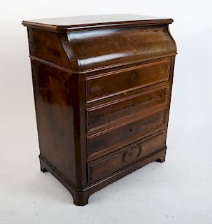 French Inlaid Lift Top Storage Chest