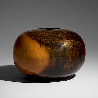 Edward Moulthrop, Monumental Figured Tulipwood Globe
