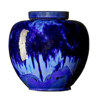FULPER Large vase, Chinese Blue flambe
