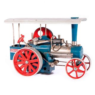 Vintage toy tractor.