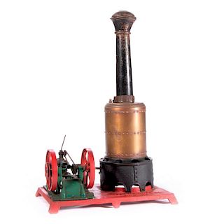 Vintage model steam engine.