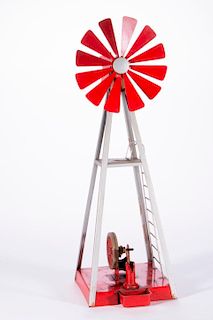 A model windmill.