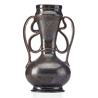 GEORGE OHR Exceptional two-handled vase
