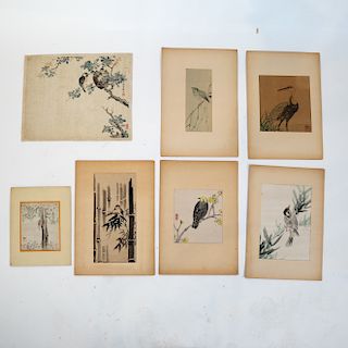 7 Chinese Bird-Themed Watercolors