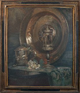 Leslie CAULDWELL: Still Life 1922- Oil on Canvas