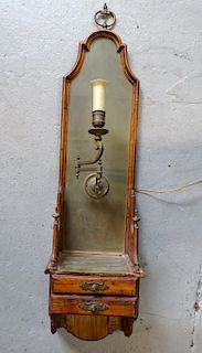 FRUITWOOD 2 DRAWER SCONCE