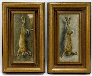 PR Rabbit Game Hunting Trophy Paintings