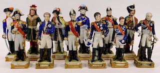 12 Scheibe Alsbach Napoleonic Porcelain Figures
