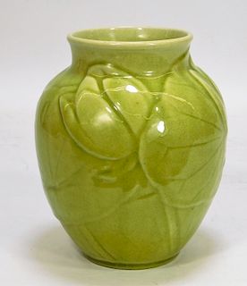 Rookwood High Glaze Lotus Pottery Vase