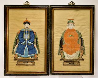 PR Chinese Ancestral Portrait Paintings