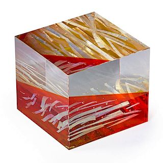 TOMAS HLAVICKA Laminated glass cube