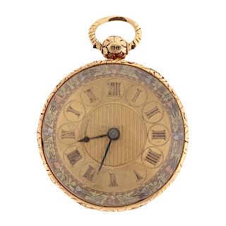 An English Pocket Watch by SA Tinker in 14K
