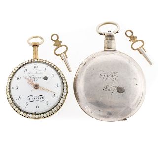 Two English & Swiss Vintage Pocket Watches