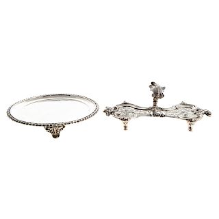 Two Pieces George IV Silver