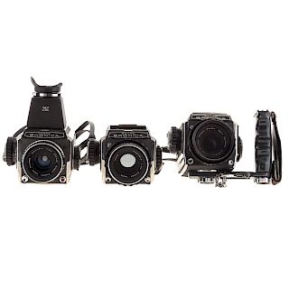 Three Zenza Bronica ETRSi Cameras