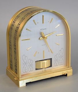 LeCoultre Atmos clock, brass dome shaped. ht. 8 1/4 in.