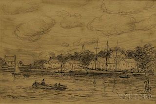 Reynolds Beal  (American, 1866-1951)      Harbor View.
