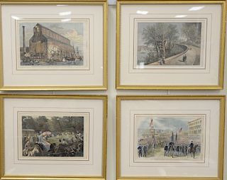 Ten Harper's Weekly prints, all professionally framed and matted. sight size 10" x 15"Provenance: Property from the Credit Suisse Americana Collection