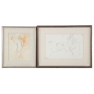 Keith Martin. Two Works on Paper