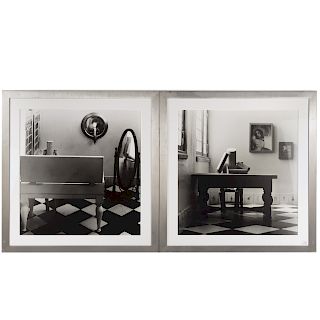Joshua Stern. Two Photographs of Interiors