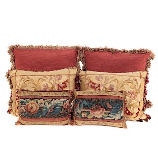 Group of Six French Decorator Pillows