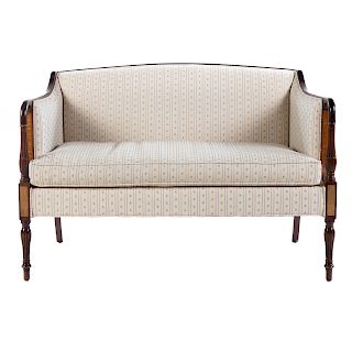 Federal Style Mahogany Settee