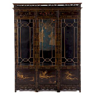 Chinese Lacquered Display Cabinet