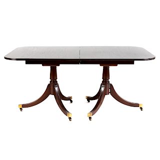 George III Style Mahogany Dining Table