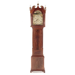 Scottish Mahogany Tall Cased Clock