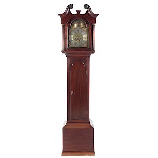 George III Mahogany Tall Case Clock