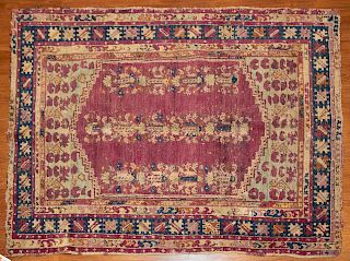 Antique Turkish Konya Rug, 3.3 x 4.6