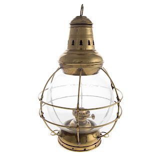 American Brass Nautical Onion Lantern