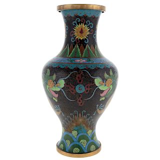 Chinese Cloisonne Enamel vase